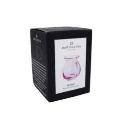 Artisan Round Pink Vase -Dartington Shop artisan round pink