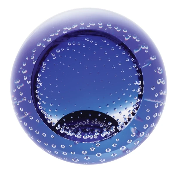 Personalised Blue Paperweight 2 Personalised Blue Paperweight - Image 2