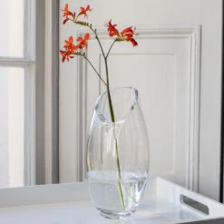 Curve Tall Vase -Dartington Shop curve square 2