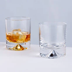 Dimple Old Fashioned Whisky Glass, Set Of 2
