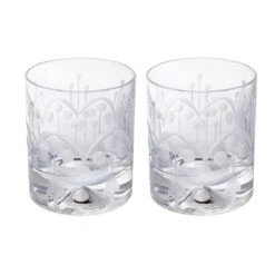 Festival Old Fashioned Whisky Glass, Set Of 2