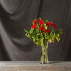 Florabundance Carnation Vase -Dartington Shop florabundance carnation winter sq 034