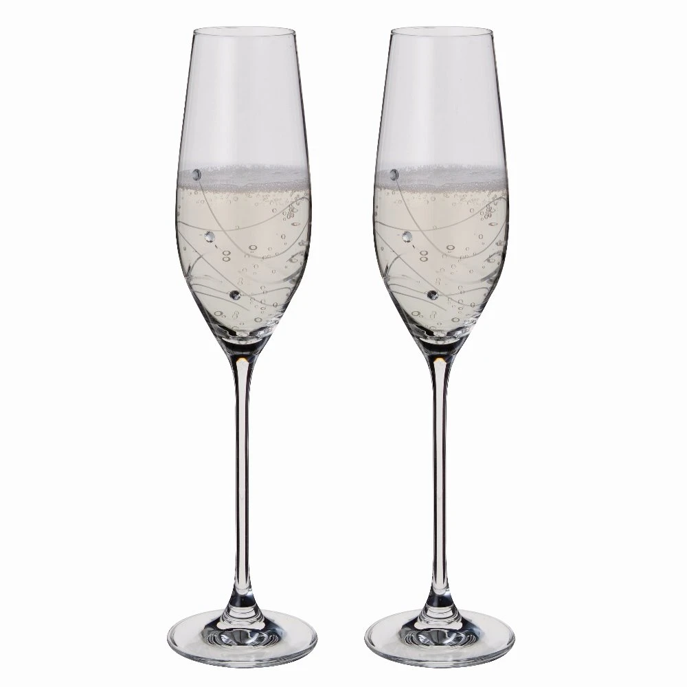Glitz Champagne Flute, Set Of 2 1 Glitz Champagne Flute, Set Of 2