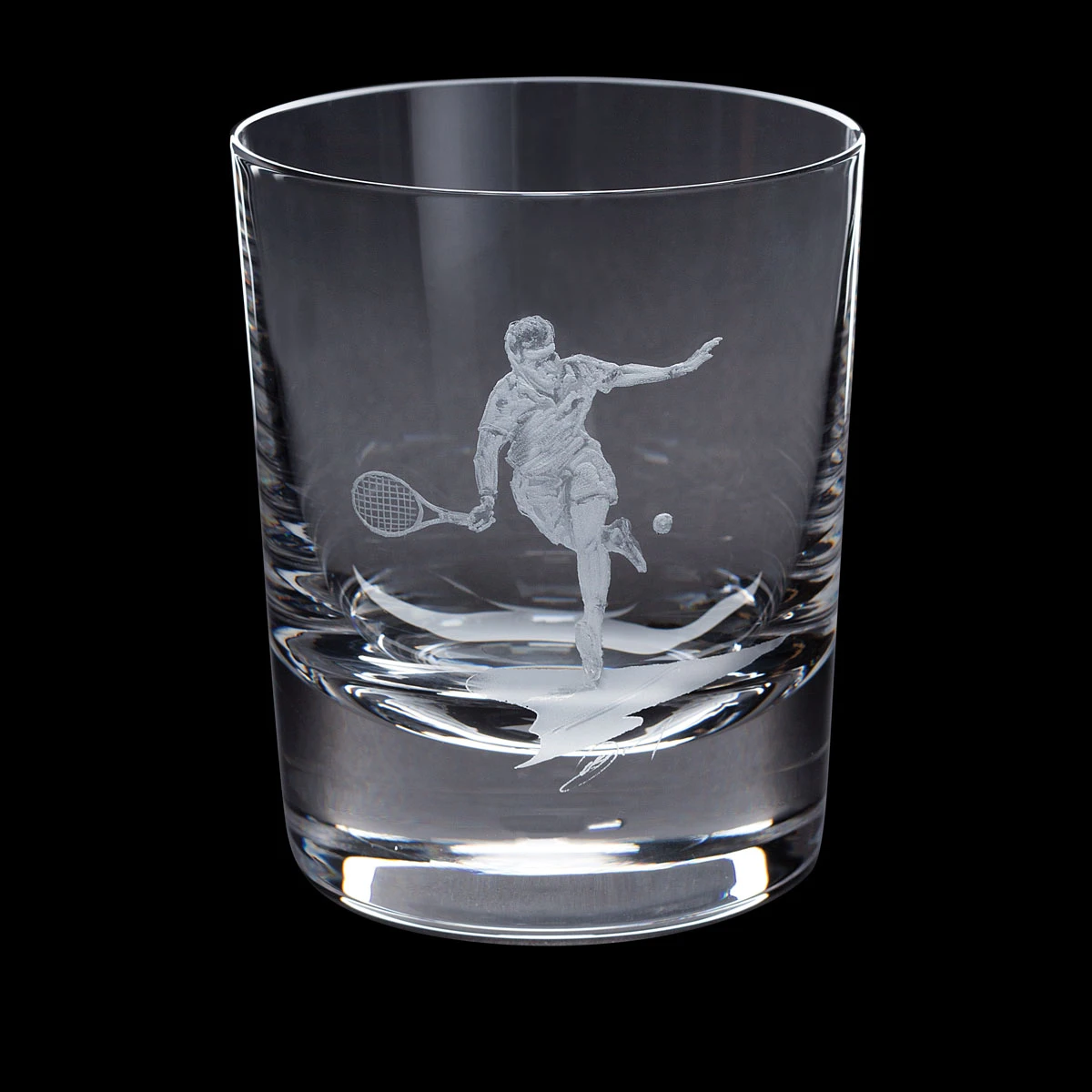 Hand Engraved Tennis Tumbler 1 Hand Engraved Tennis Tumbler