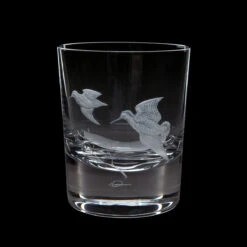 Hand Engraved Game Woodcock Tumbler