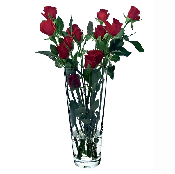 Medium Conical Vase - Glitz 1 Medium Conical Vase - Glitz