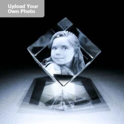 Large Laser Photo Gift Block - Diamond (Free Text Engraving Available) -Dartington Shop largediamond3 2