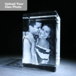 Large Laser Photo Gift Block - Tower (Free Text Engraving Available) -Dartington Shop largetower2 1