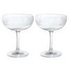 Limelight - Mitre Champagne Saucer, Set Of 2