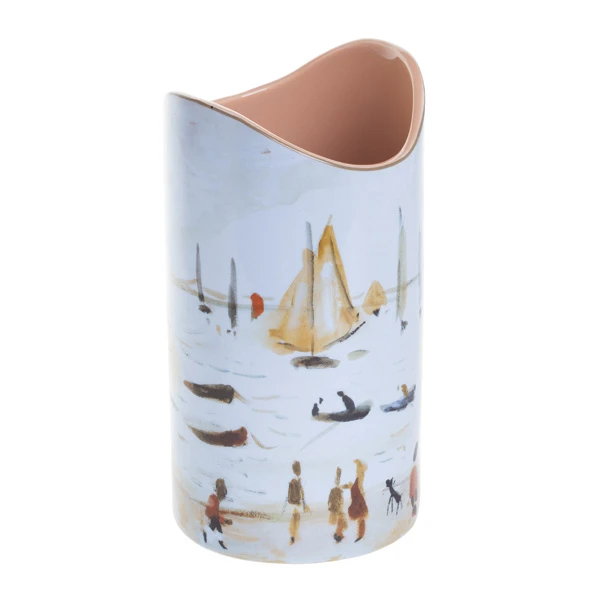Silhouette D'art Vase - Lowry - Yachts 1 Silhouette D'art Vase - Lowry - Yachts