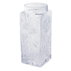Small Clear Marguerite Vase -Dartington Shop marguerite clear large empty co 2 lr 1