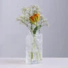 Small Clear Marguerite Vase