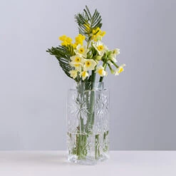 Marguerite Tall Vase Clear