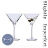 Bar Excellence Martini Glass, Set Of 2 - Slightly Imperfect