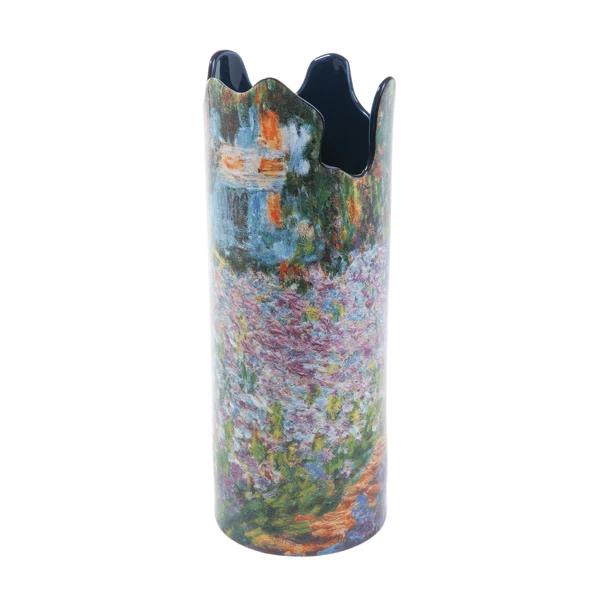 Monet - Irises In Garden Vase