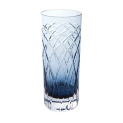 Harris Ink Blue Highball Glass
