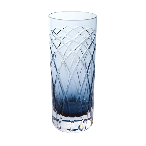 Harris Ink Blue Highball Glass