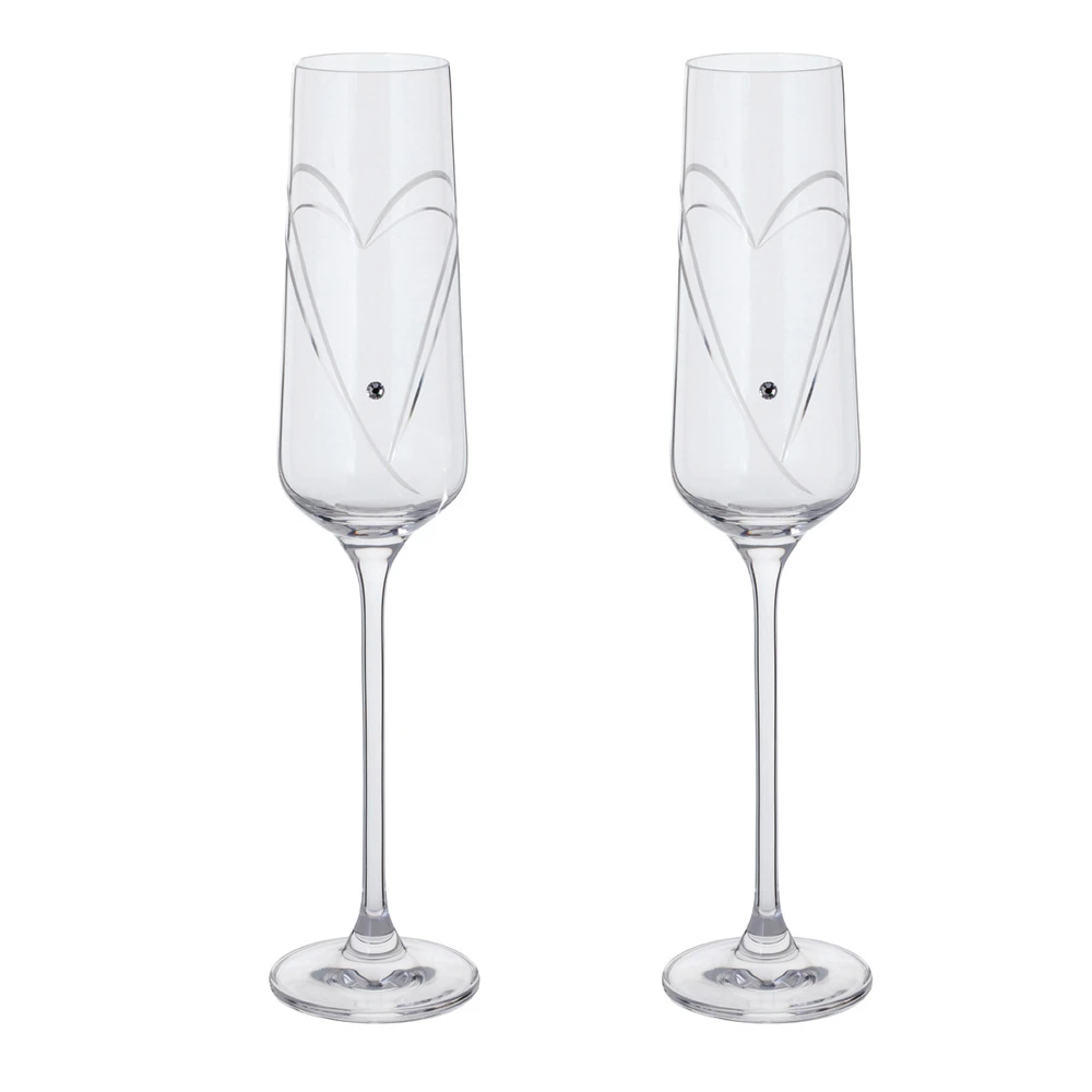 Glitz Romance Champagne Flutes 2 Glitz Romance Champagne Flutes - Image 2
