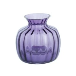 Cushion Small Vase Amethyst -Dartington Shop small amethyst empty 1