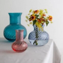 Smith Medium Vase Dusk Blue -Dartington Shop smith and jones autumn mood 172 1