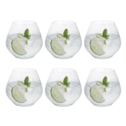 Stemless Copa Party, Set Of 6