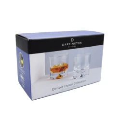 Dimple Double Old Fashioned Whisky Glass, Set Of 2 -Dartington Shop tu10 5 p dimple double old fashioned box co