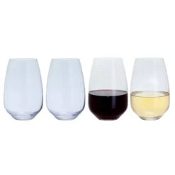 Cheers! Stemless Wine Glass, Set Of 4