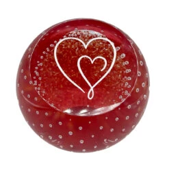Love Two Hearts Paperweight