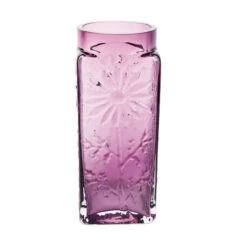 Marguerite Amethyst Large Vase -Dartington Shop va1008 ame marguerite vase large amethyst empty co 2 lr