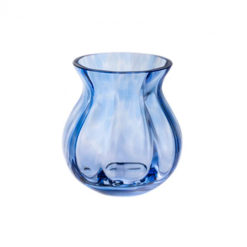 Dartington Shop -Dartington Shop va251 blue o round vase iron blue co 1