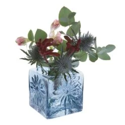 Marguerite Square Vase Ink Blue