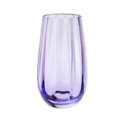 Artisan Dewdrop Violet Vase