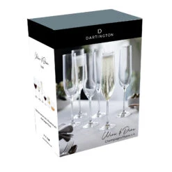 Wine & Dine Champagne Flute, Set Of 6 -Dartington Shop wine dine flutes